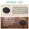 ZILLEEN Exercise Sliders for Working Out Black Fitness Discs for