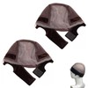2 Pcs Velvet Wig Cap - Wig Making Cap with