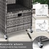 Outdoor Towel Rack for Pool Outdoor Pool Towel Storage Cabinet