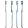 4pcs Hard Bristle Toothbrush for Men Portable Manual Travel Brushes