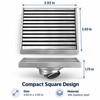 304 Stainless Steel Floor Drain for Balcony Drainage – 10