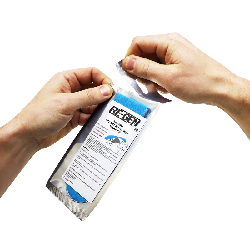 RE-GEN Pre Cut Shoulder Joint Pain Pulled Muscle Support Kinesiology