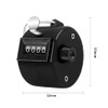 HZXSDEG 4 PCS Counter Clicker 4-Digit Number Count, Handheld Mechanical
