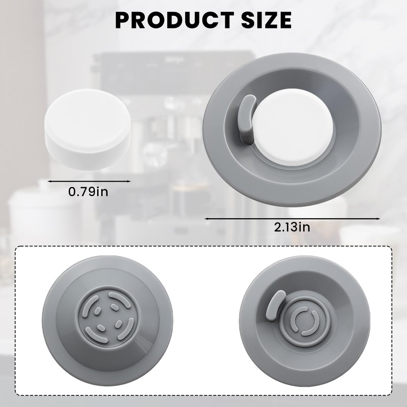 2 Pcs Espresso Cleaning Discs & 10 Pcs Cleaning Tablets
