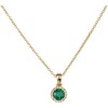 LuckyLy Collares para Mujer Baño Oro 14K Zirconia Cúbica, Regalos
