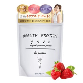 Beauty Protein CS72 Beauty Protein (Tochiotome Strawberry Flavor / 300g / Whey Protein) Essential Nutrients for Women Just Replace Meals High Protein No Additives Protein Replacement for Women