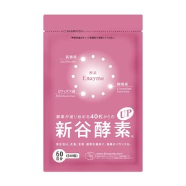 新谷酵素UP ｜ 40代からの酵素サプリメント 女性用 サプリ (植物性乳酸菌/酵素/自然由来) (240粒/60日分)