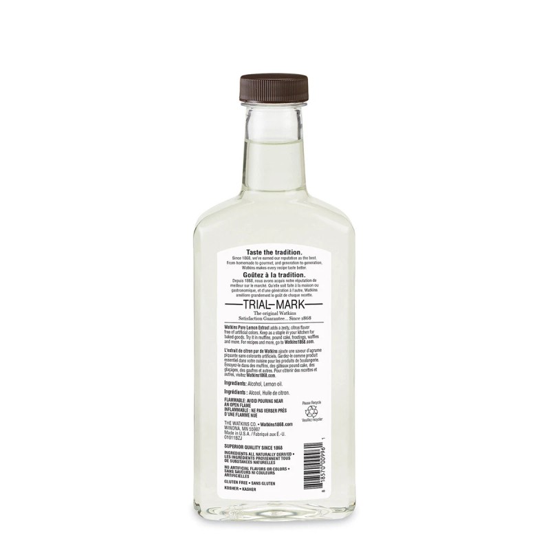 Watkins PURE LEMON EXTRACT, 11 FL. OZ.