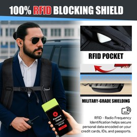 JARWAM 55L Extra Large Laptop Backpack, Carry On Backpack, Travel Large Luggage RDIF Anti-Theft TSA Flight Approved Laptop Bag, Sturdy 18.4 Inch TSA Friendly Bag Gifts for Men Women, Black