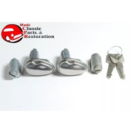 FDM MFG 53-58 Ford Ignition Door Trunk Lock Cylinders w Keys New