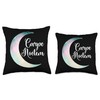 Carpe Noctem, Seize the Night Throw Pillow, 16x16, Multicolor