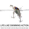 Wobbler Fishing Lure, Artificial Bait with Hooks, Hard Bait, Three