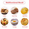 3 Pcs Egg Rings, Round Egg Circle Mold, Non-Stick Fried