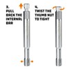Powerbuilt 12mm Back Tap Spark Plug Thread Repair Tool, Straightening