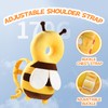 Pucmaoci Baby Head Protector Backpack: Alarm Function,Adjustable and Ultra-Light(Bee)