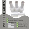 2 Pack Stretch Wrap Film with Handle,4 inch X 1000Ft