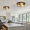 piano7797 13 inch Flush Mount Ceiling Light Fixtures,3-Light Modern Hallway