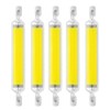 5pcs R7S LED Bulb Dimmable Glass Tube Replace Halogen Lamp