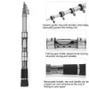 Protable Ultralight Carbon Fiber Fishing Rod Telescopic Pole Tackle Accessory