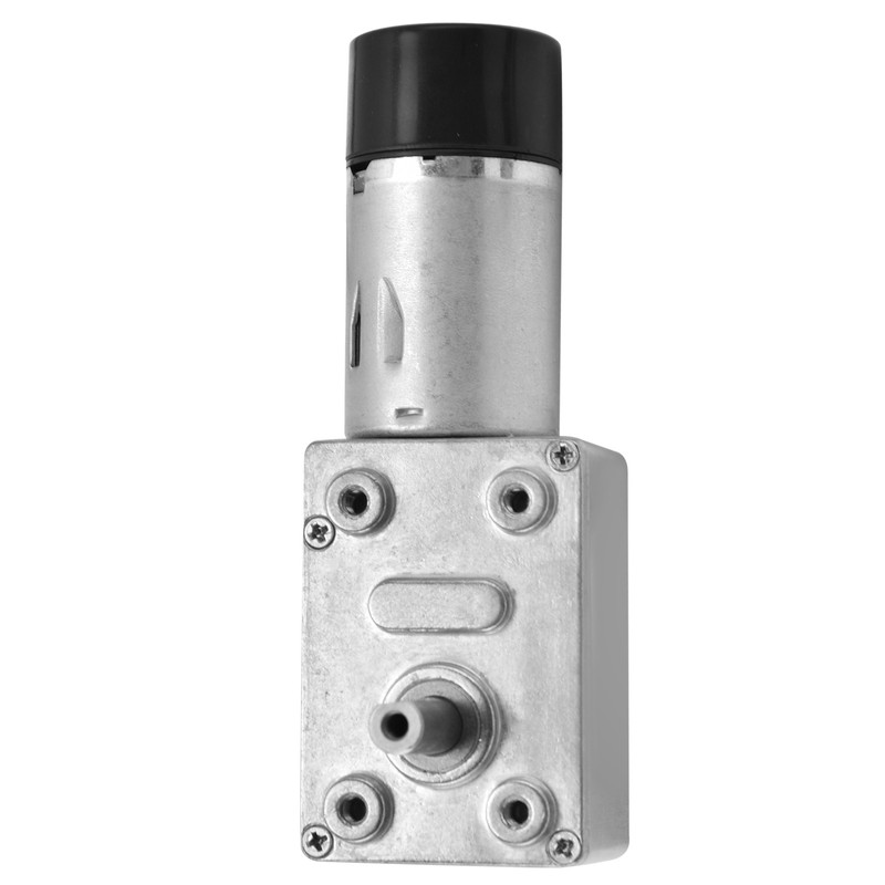 DC Worm Gear Motor 15mm Double Shaft Speed Reduction Drive