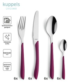 KUPPELS Prism Cutlery Set Stainless Steel Apricot