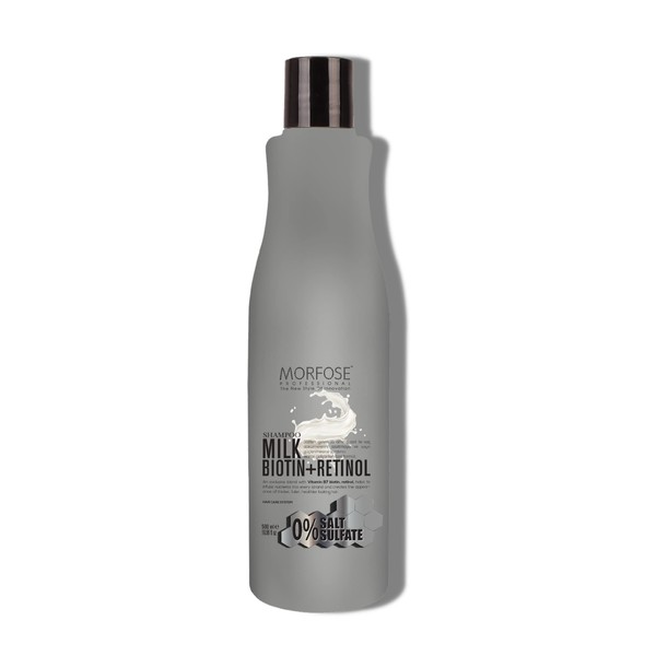 Morfose Hair Shampoo 500 ml (Milk Biotin, 500 ml (Pack