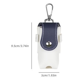 Scott Edward Golf Ball Waist Bag, Portable Leather Golf Ball Storage Bag Holder, Golfer Mini Waist Pouch, Golf Ball Carry Pouch with Tee Holder, Buckle, Clip for Women Men Belt Golf, Golf Gift
