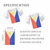 Lebei 2 Pack Philippines Flag Banner String Small Mini 66
