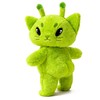 Alien Cat Plush, Green Alien Stuffed Animal Toy Cat Meme