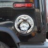 cartiangous ABS Chrome Fuel Tank Cap For Hummer H2 2003-2009
