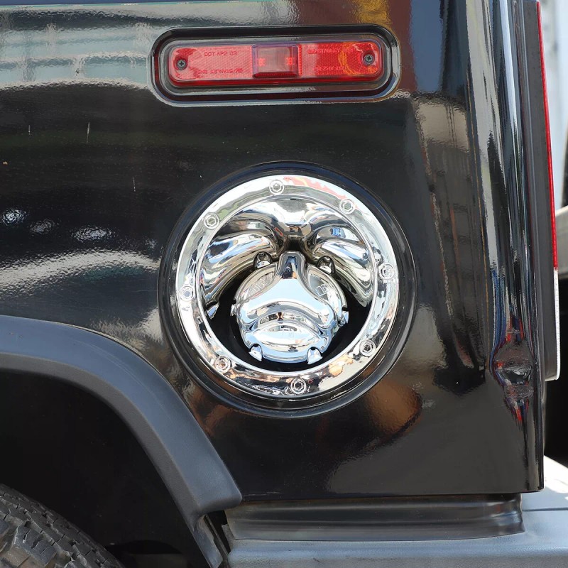 cartiangous ABS Chrome Fuel Tank Cap For Hummer H2 2003-2009