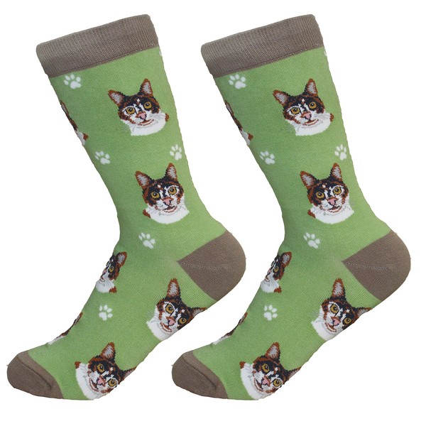 Calico Cat Socks - Fun Unisex Socks - Crazy Pet