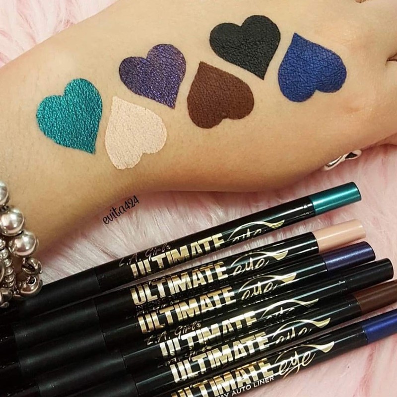 L.A. Girl Ultimate Intense Stay Auto Eyeliner, Lasting Brown GP327