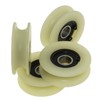 Nylon Pulley Wheels with 10 mm Round Groove 45 mm