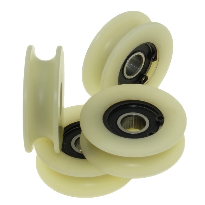 Nylon Pulley Wheels with 10 mm Round Groove 45 mm