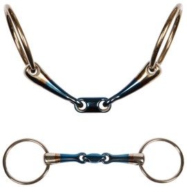 Harry's Horse 41106009/14.5 14.5 Snaffle Bit Double, Sweet Iron, L
