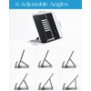 Metal Desk Book Stand with Dry Erase Board - Timenu