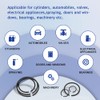 120Pcs GB895.2 Φ10-Φ26 Retainer Clip 65Mn Shaft Steel Wire Ring