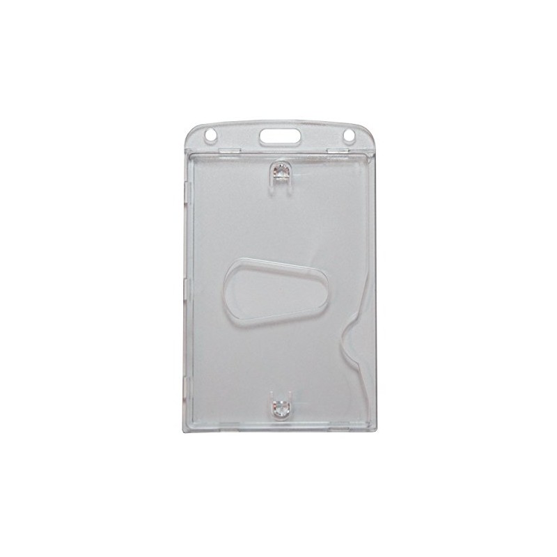 Customcard Ltd® Portrait Vertical Enclosed ID Card Badge Holder x