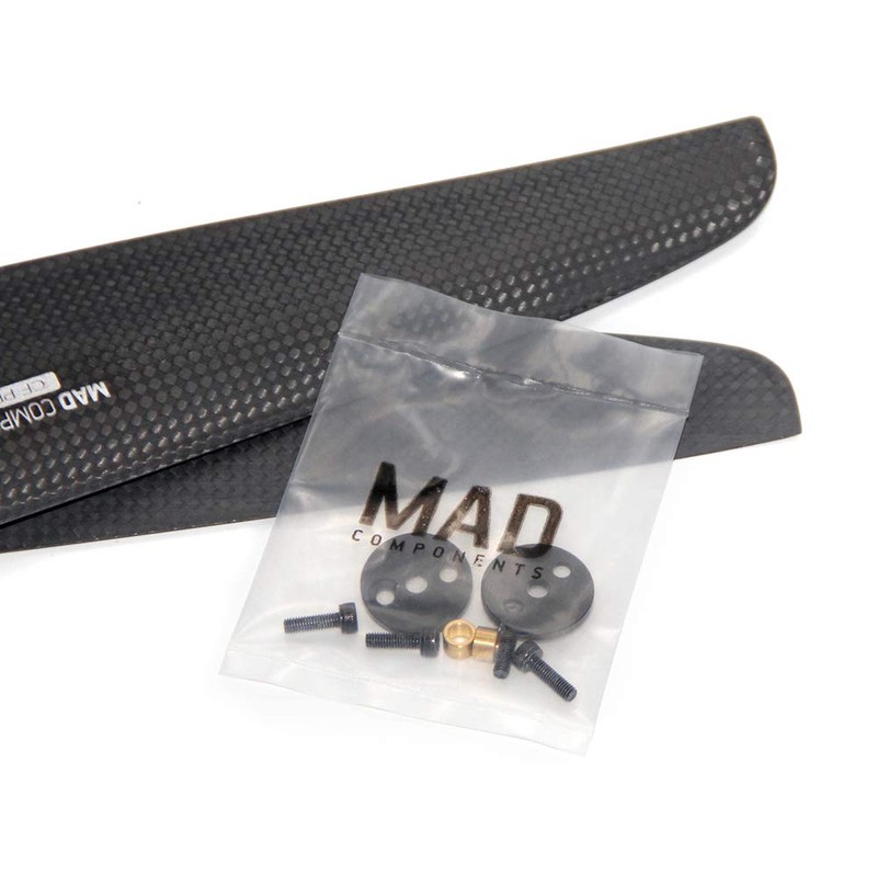 FLUXER Pro 20x6.0 inch D6-D12(M3X2) Matt MAD COMPONENTS Carbon Fiber