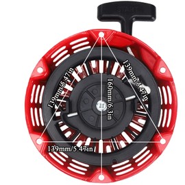Mecotime GX160 Pull Start Assembly GX120 GX200 Recoil Starter with Pull Cords for Hon*da 4 HP 5.5 HP 6.5 HP Engine 28400-Z0T-003ZA 28400-ZE1-003ZF 28400-ZH8-013ZA 150-703 Oregon 31-052 Generator