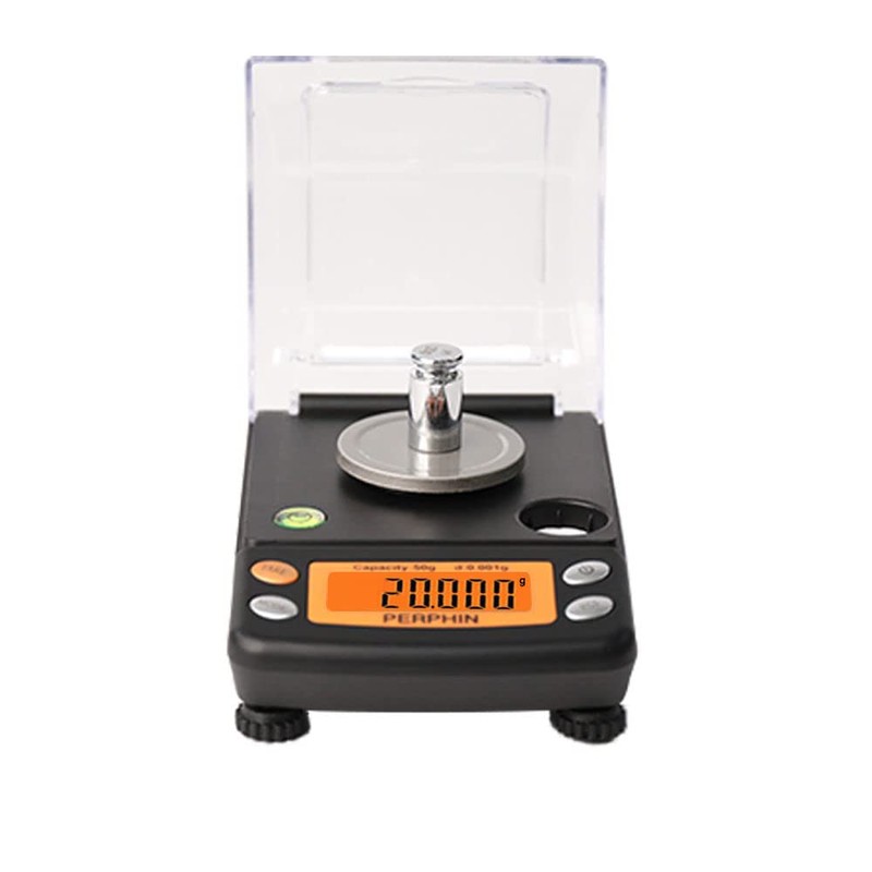 TOPWEIGH Milligram Scale, Dual Powered, Large Display, mg Scale, Adjustable