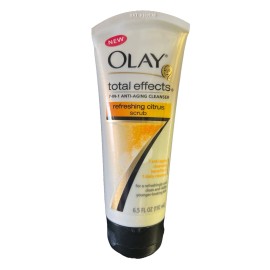 Olay Total Effects 7 in 1 Anti-aging Cleanser Refreshing Citrus Scrub 6.5 Fl Oz