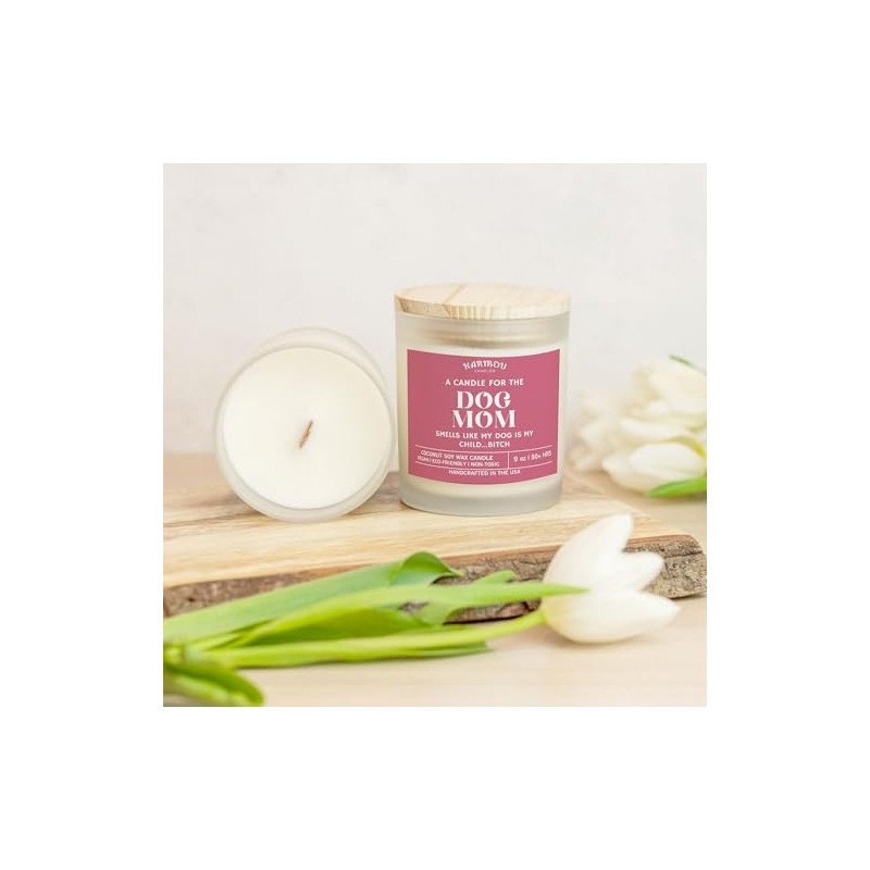 A Candle for The Dog Mom - 9oz, Minted Grapefruit
