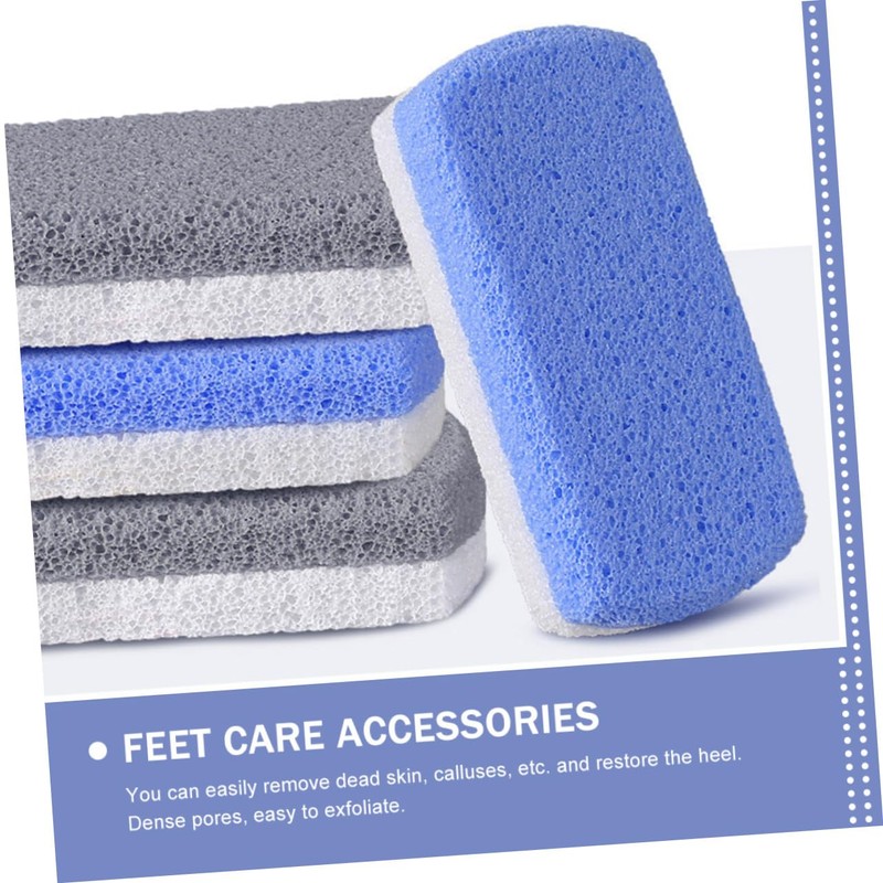 Beavorty 6pcs Dual-sided Foot Scrubber for Callus Removal and Exfoliation