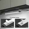 Under Cabinet Lights Kit, LED Smart Dimmable Strip Lighting Fixtures,