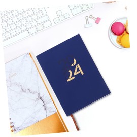 OSALADI Academic Planner Notepad Spiral Weekly Organizer for Students Office Use English Schedule Book Compact Writing Notebook for Daily Planning Task Management