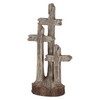 Dicksons Three Crosses Natural Brown 8 x 4 Resin Stone
