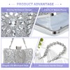 uxcell Evening Bags for Women, Sparkly Crystal Clutch Purse with