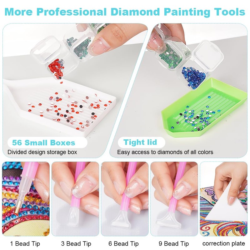 AUAUY A4 LED Light Pad for Diamond Painting Kit, 3
